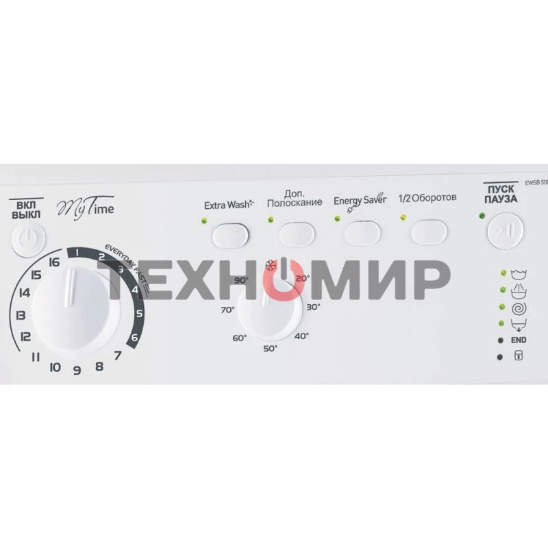 Стиральная машина Indesit EWSB 5085 CIS белый, загрузка фронтальная 5 кг, 800 об/мин., класс: А