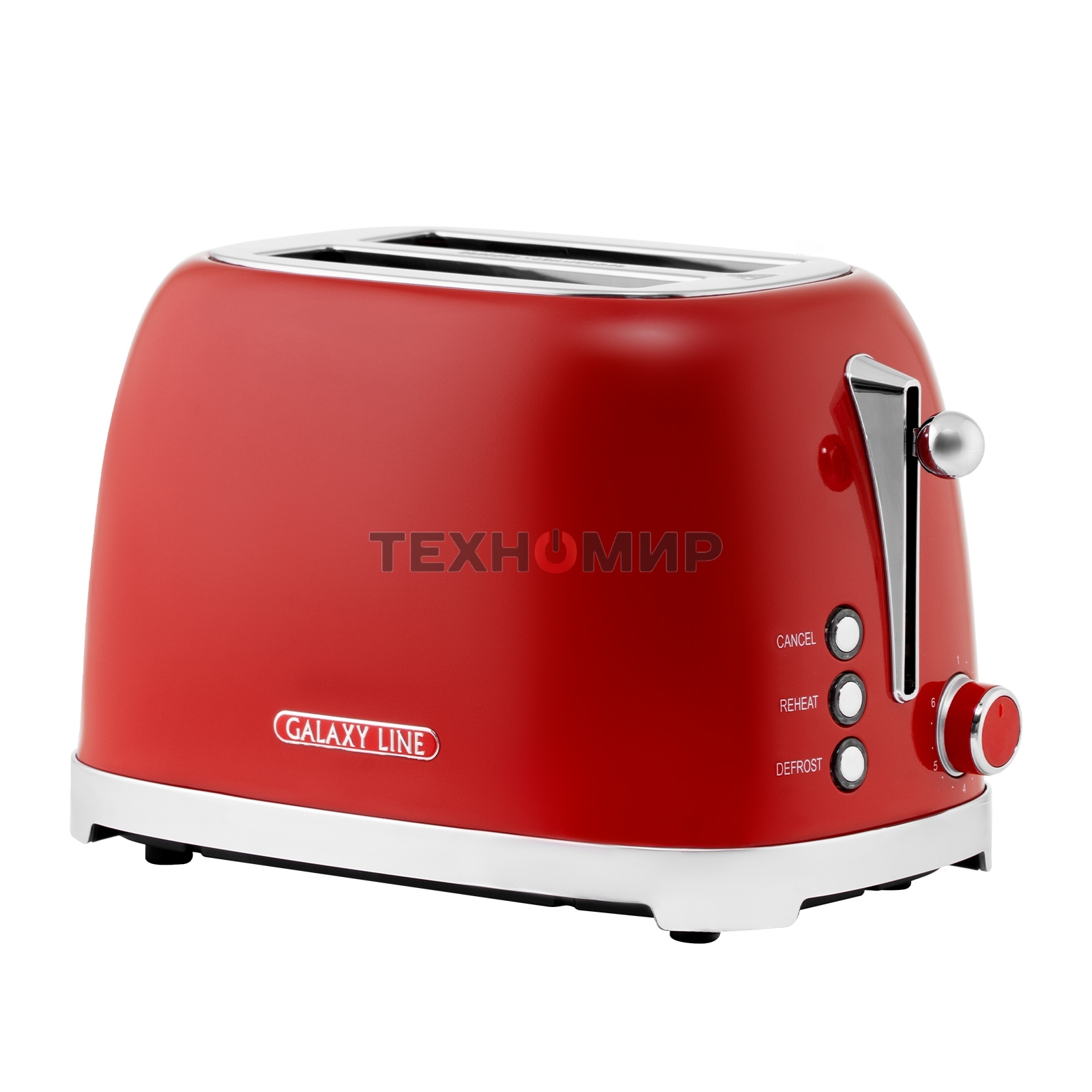 Тостер Galaxy Line GL 2919 900 Вт, красный