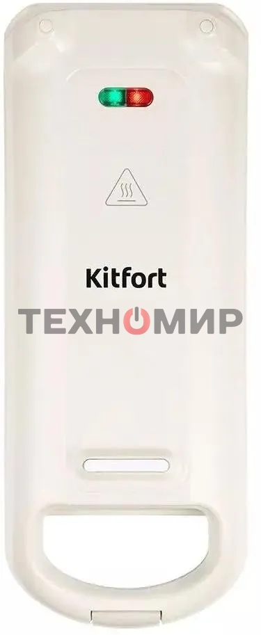 Вафельница Kitfort КТ-1690 700Вт черный/белый