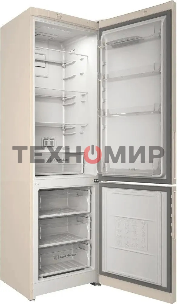Холодильник Indesit ITR 4200 E бежевый двухкамерный 247/78л морозилка снизу