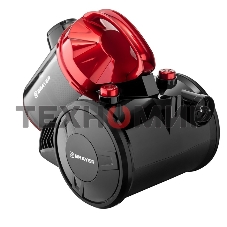 Пылесос BRAYER BR4202 черный/красный, 420/2200 Вт, уборка сухая, пылесборник контейнер 2.5 л