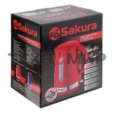 Чайник электрический Sakura SA-2343R 1.7 л, красн д