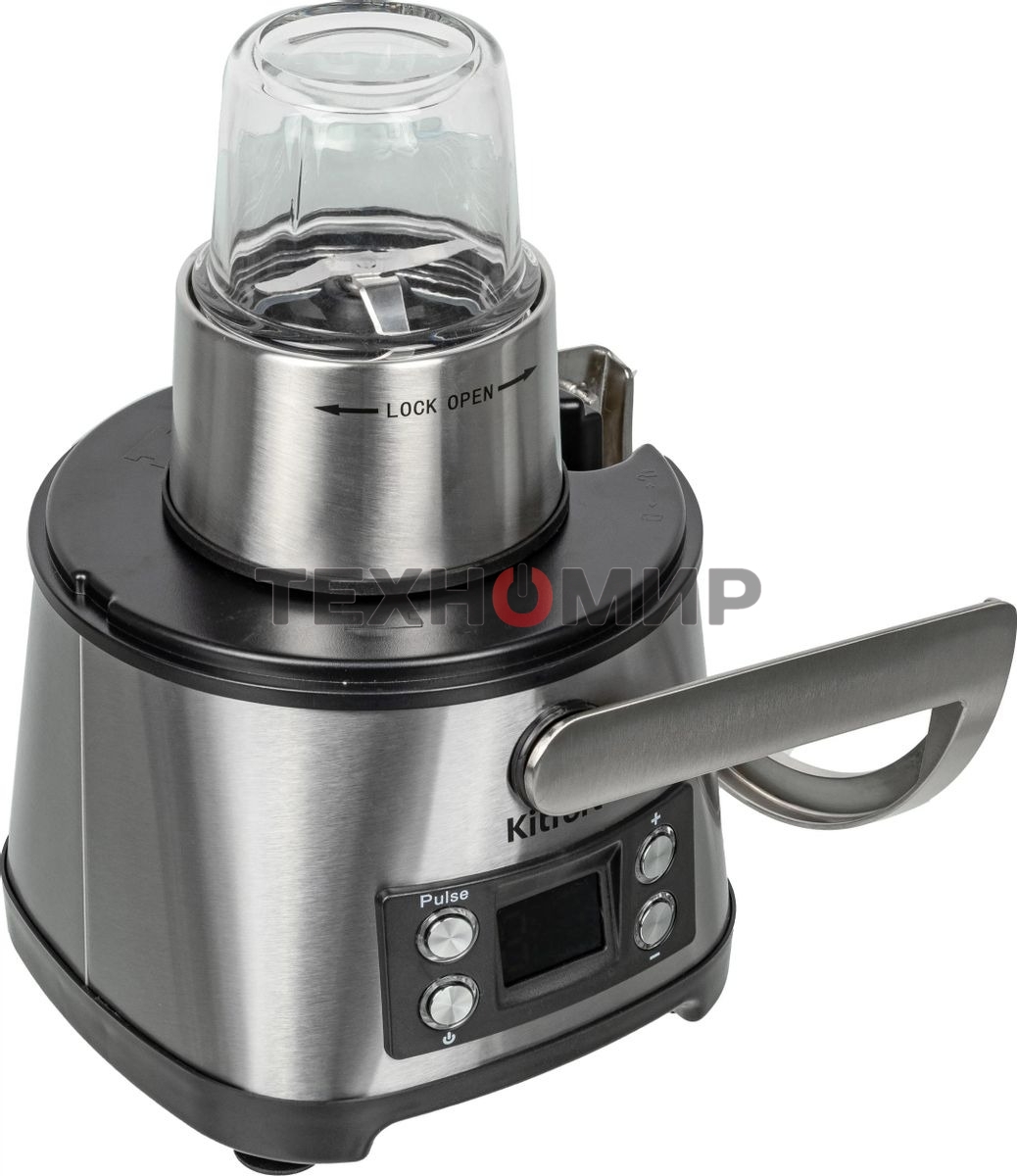 Кухонный комбайн Kitfort KT-1395 800Вт серебристый/черный