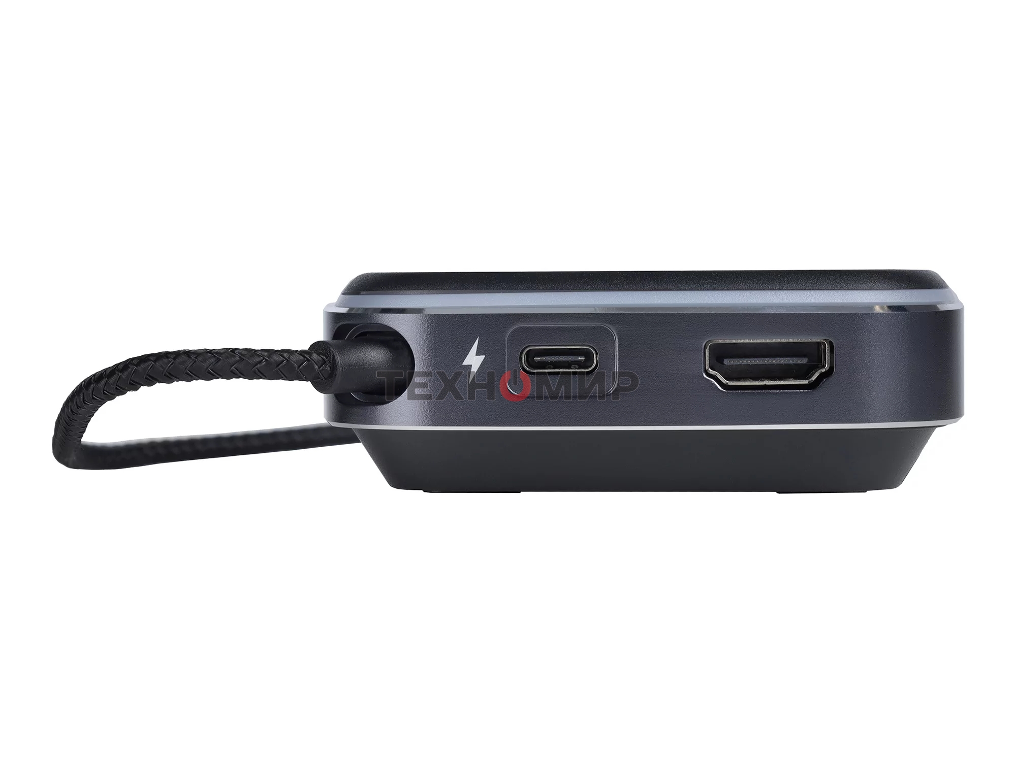 Многофункциональная док-станция Intrend ITACS-9W Type-C с беспроводной зарядкой 3 встроенных высокоскоростных USB 3.0, встроенный высокоскоростной TF и SD карт ридер, разъем RJ-45 для подключения к локальной сети HDMI 4K/30Hz, 60W Power Delivery порт,