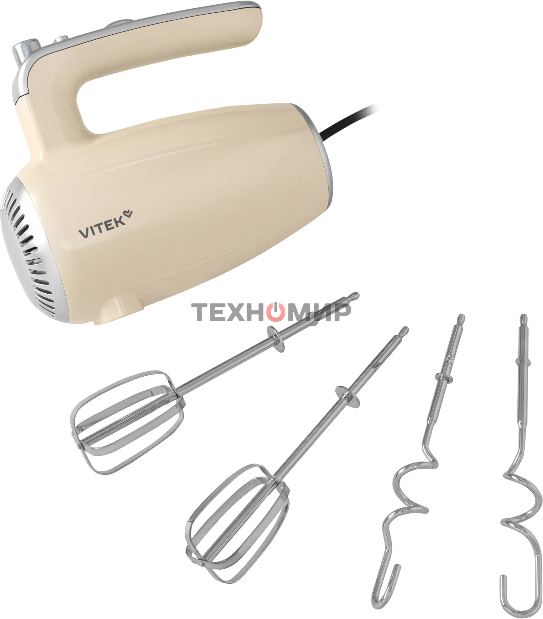 Миксер ручной Vitek VT-HM3001 800 Вт, кремовый