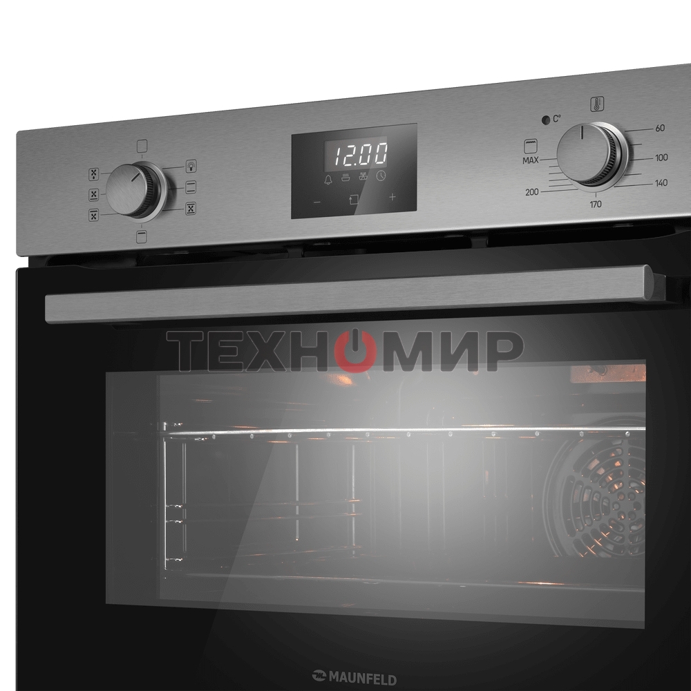 Шкаф духовой электрический Maunfeld AMCO537S 53 л, нержавеющая сталь