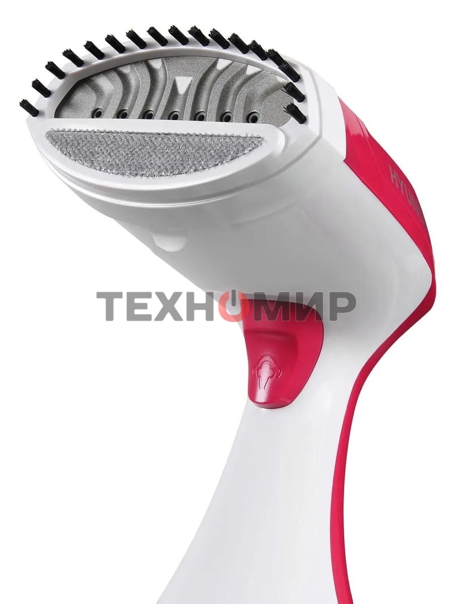 Отпариватель Hyundai H-HS02123 белый/вишневый, 1650 Вт, 28 г/мин, 300 мл