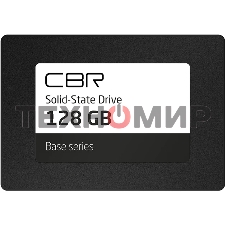 Накопитель SSD CBR Base SSD-128GB-2.5-BS24b, 128Gb, SATA III, 2.5