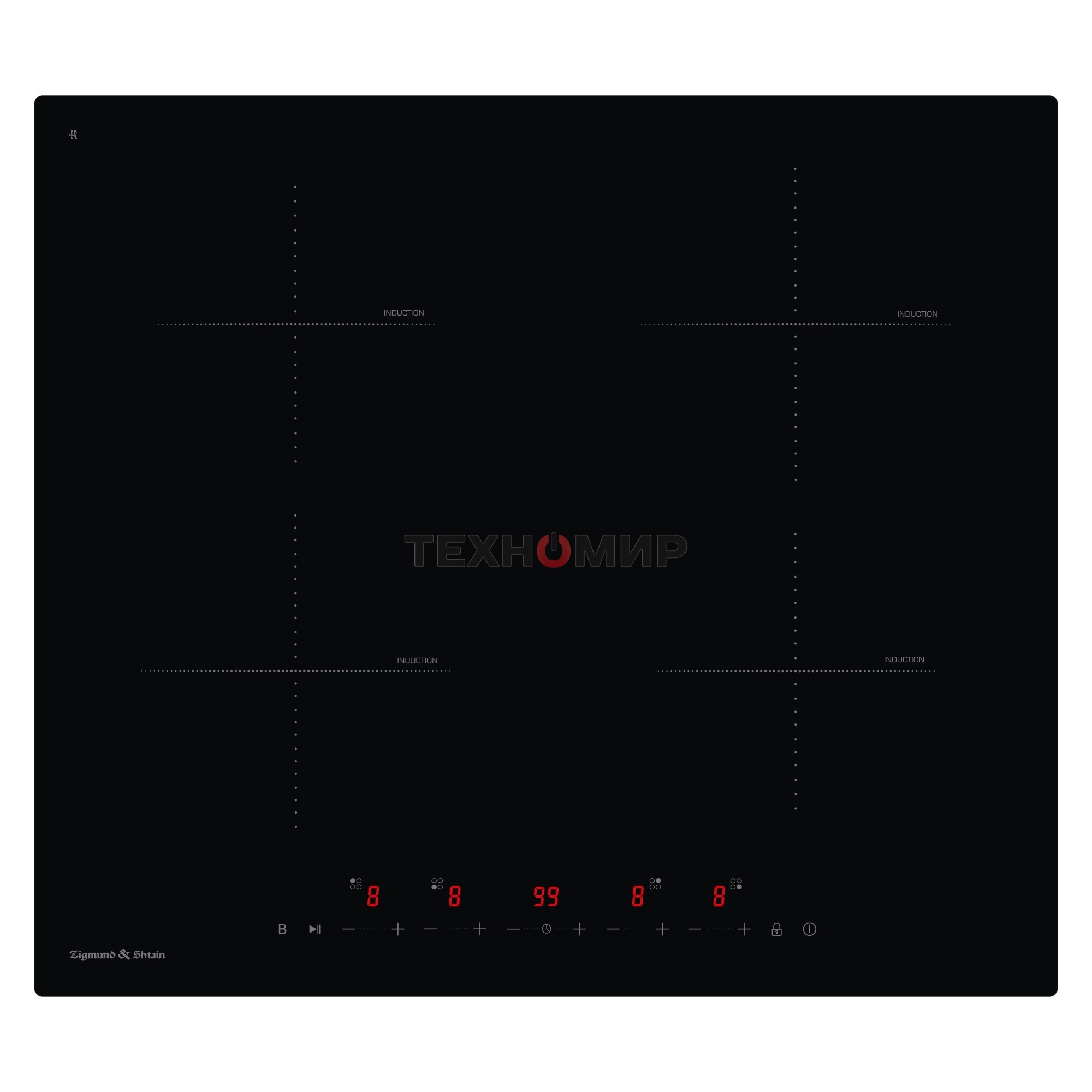 Газовая варочная панель Zigmund & Shtain CI 22.6 B