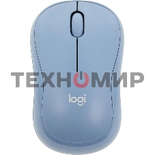 Мышь беспроводная Logitech M221 голубой, 1000 dpi, радиоканал, USB, кнопки - 3
