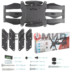 Кронштейн для телевизора Arm media COBRA-45 new черный 4 шт/уп. 22