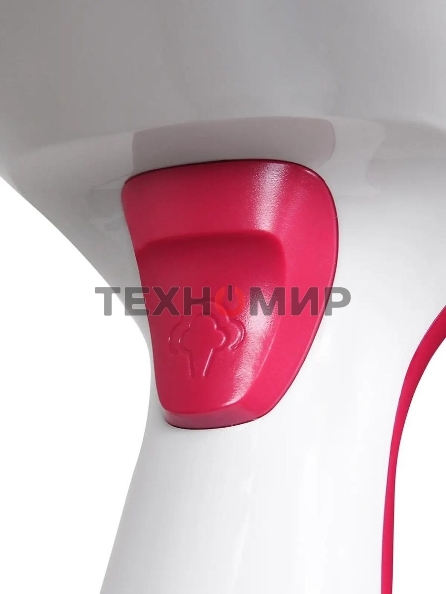 Отпариватель Hyundai H-HS02123 белый/вишневый, 1650 Вт, 28 г/мин, 300 мл