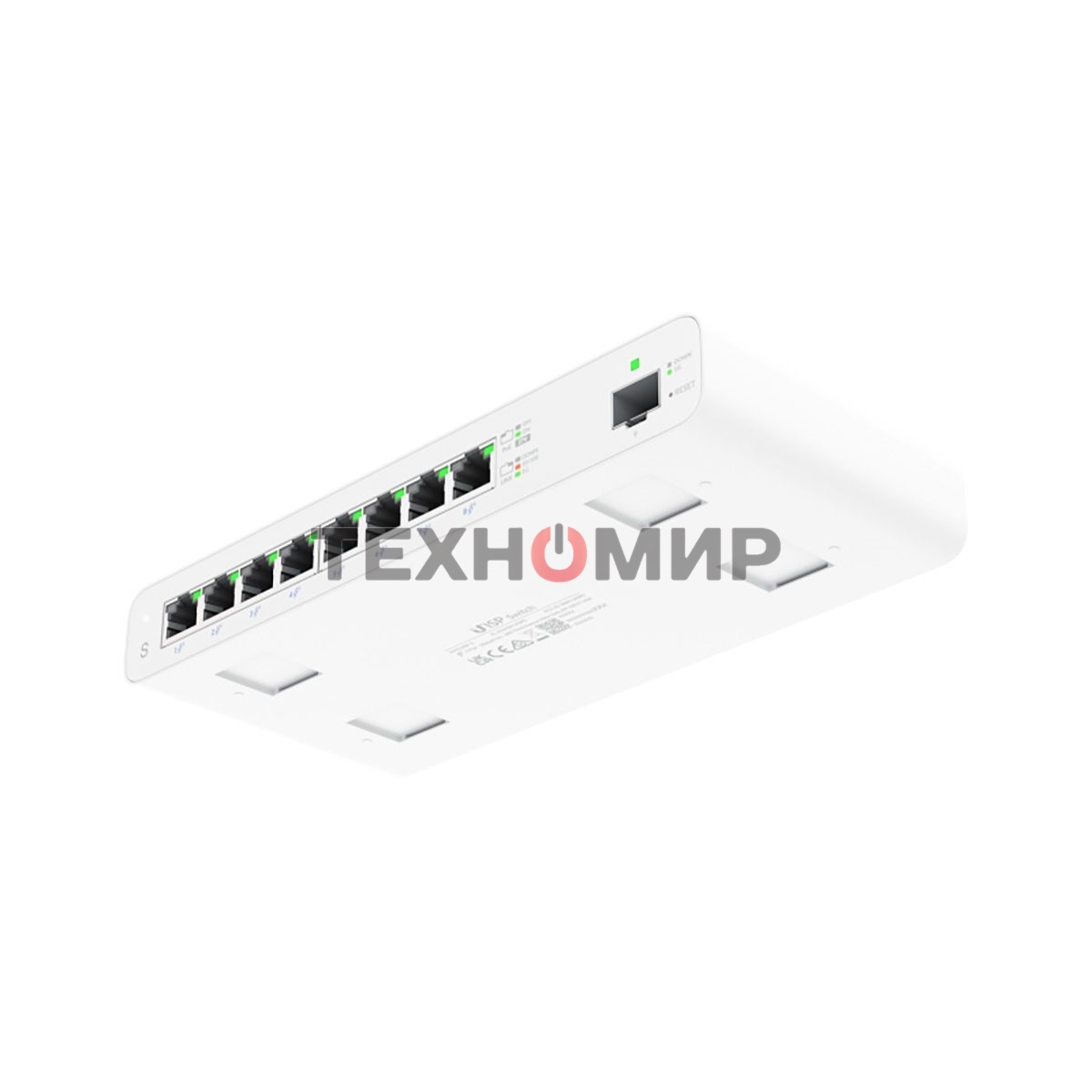 Коммутатор UISP Switch UISP-S PoE-коммутатор, 8х 1G RJ45, 1х SFP, раздача 110 Вт