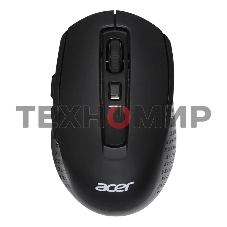 Мышь беспроводная Acer OMR070 черный, 1600 dpi, радиоканал, Bluetooth, USB, кнопки - 6