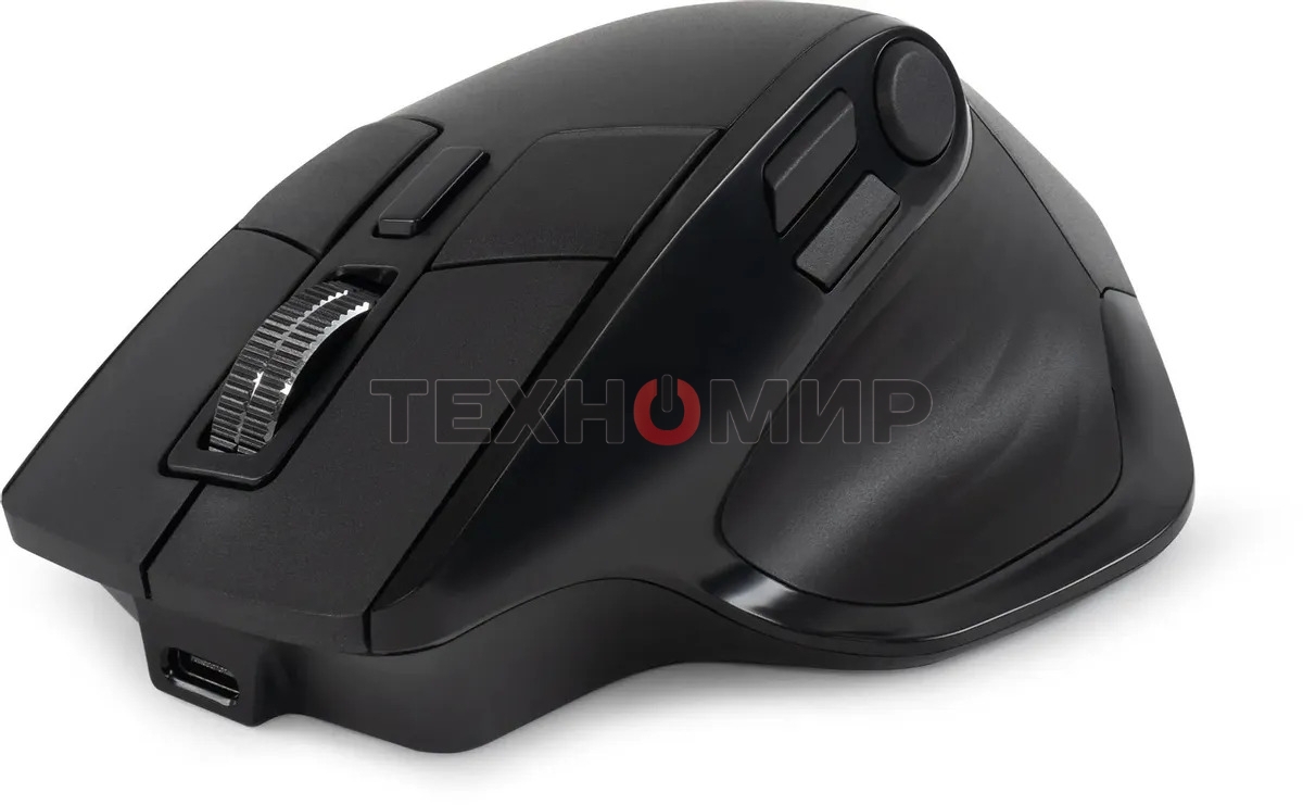 Мышь беспроводная Oklick 502MW черный, 2400 dpi, радиоканал, Bluetooth, USB, кнопки - 9