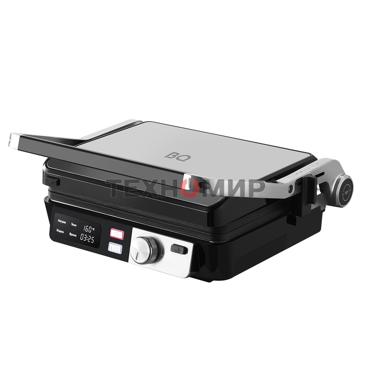 Гриль электрический BQ GR3009 черный/стальной