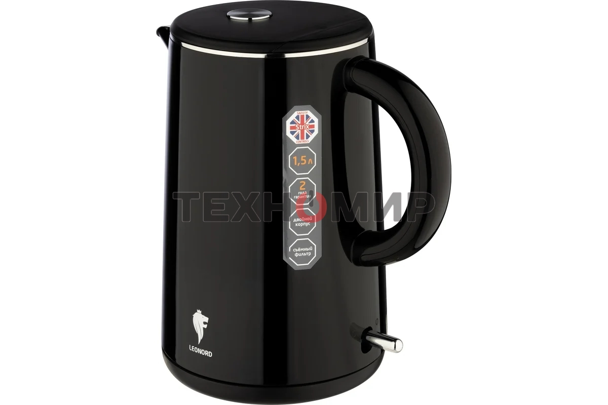 Чайник электрический LEONORD LE-1517 черный (107954)