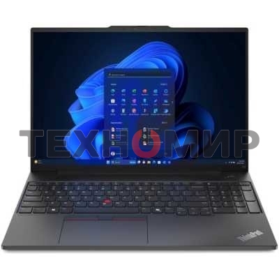 Ноутбук Lenovo ThinkBook E16 Gen 2 черный AMD Ryzen 7 7735HS 3200MHz/16