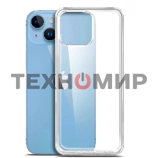 Чехол (клип-кейс) BoraSCO для Apple iPhone 14 Plus прозрачный (70799)