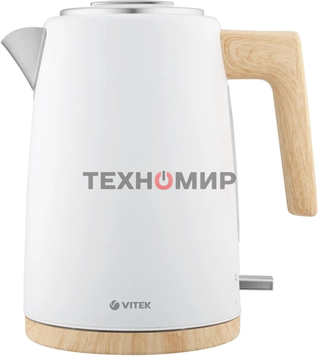 Чайник электрический Vitek VT-1154 1.7л. 2200Вт белый/дерево