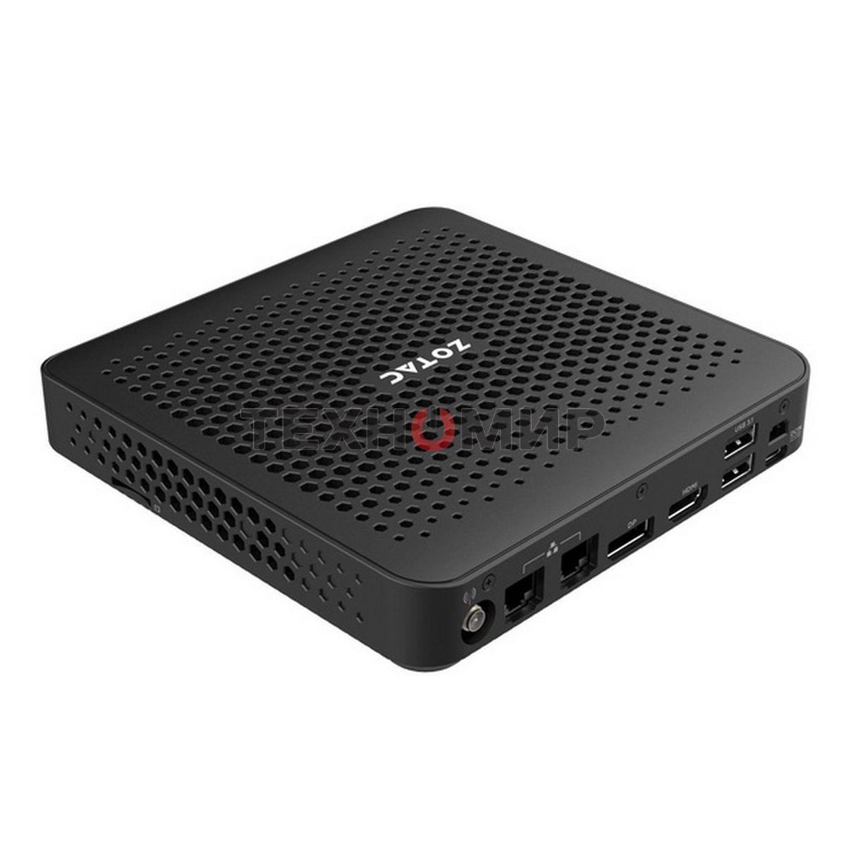 Мини ПК ZOTAC ZBOX MI668, Barebone, Intel i7-1360P, 2x DDR5-5200/4800 SO-DIMM, M.2 SSD SLOT, 2x GLAN, WIFI, BT, USBDRV, DP/HDMI, EU+UK PLUG