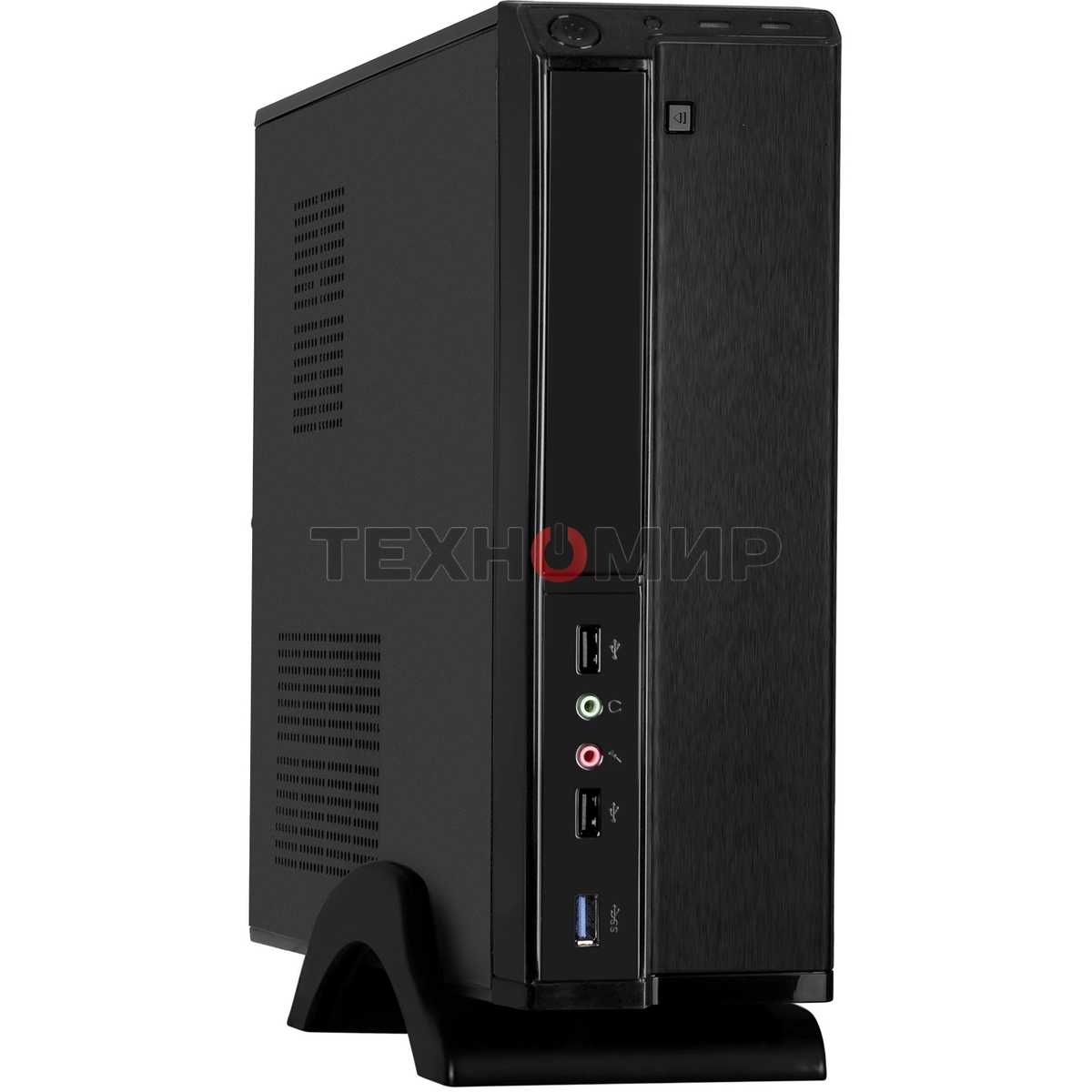Компьютерный корпус Desktop ExeGate MI-207U (mini-ITX/mATX, без БП, 2хUSB+1хUSB 3.0, аудио, черный)