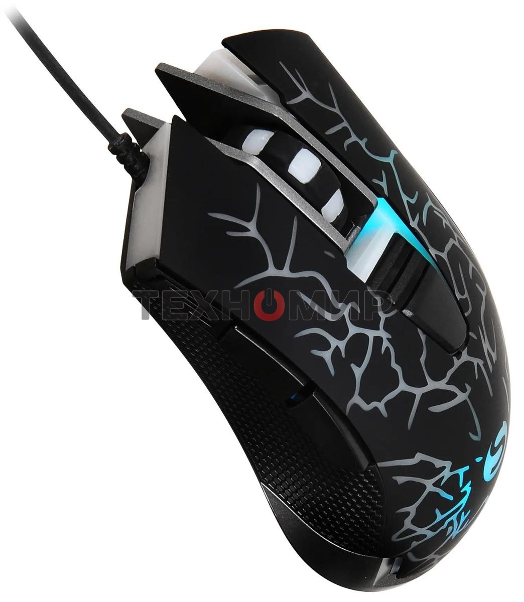 Мышь проводная SunWind SW-M705G черный, 3600 dpi, USB, кнопки - 6