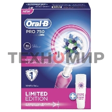 Электрическая зубная щетка PRO 750 LTD EDIT PINK Oral-B