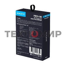 Портативный аккумулятор Maxvi PB10-08 10000 мАч, 2A, 2хUSB/Type-C/MicroUSB
