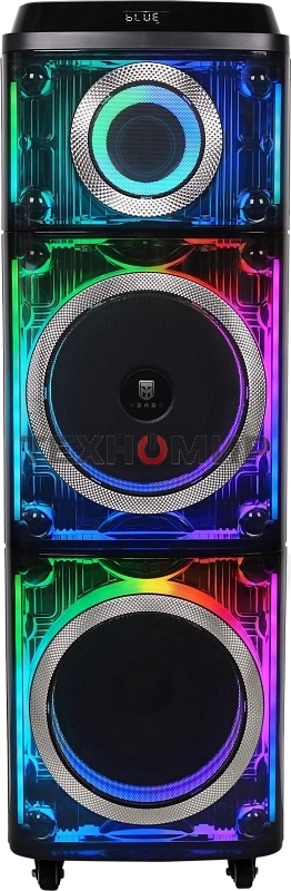 Колонка портативная Ural 203 черный 2000W 1.1 BT/3.5Jack/USB-C 15м 9000mAh (УРАЛ МОЛОТ 203)