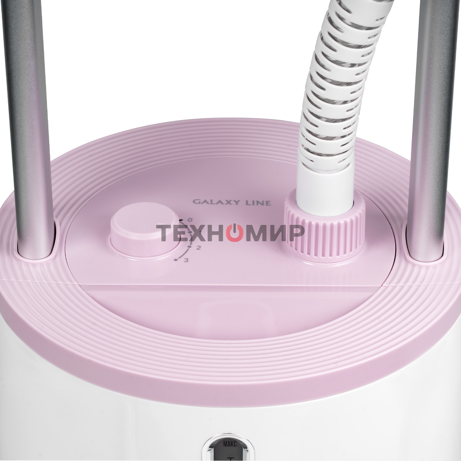 Отпариватель Galaxy Line GL 6216 белый/розовый, 2200 Вт, 46 г/мин, 1700 мл
