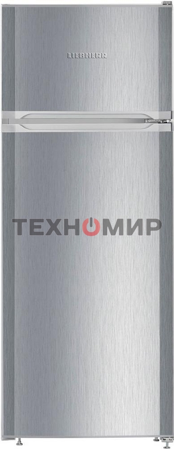 Холодильник Liebherr CTELE 2531-26 001 серебристый двухкамерный 189/44л морозилка сверху