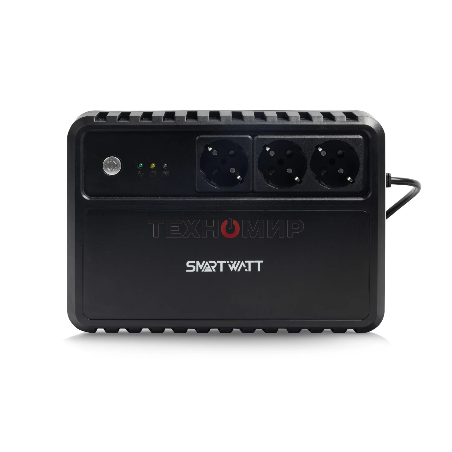 Источник бесперебойного питания SMARTWATT UPS SAFE 600 Line-interactive 600VA/360W Brick (Euro x3, LED, 255x175x93(мм), 4,2 кг, гарантия 24мес. (ИБП