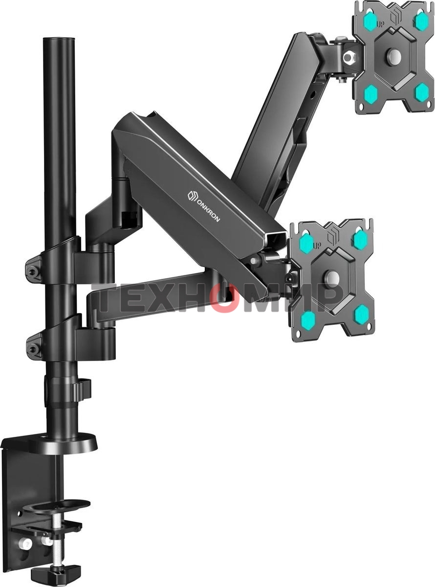 Кронштейн (держатель) ONKRON G140 для двух мониторов 13