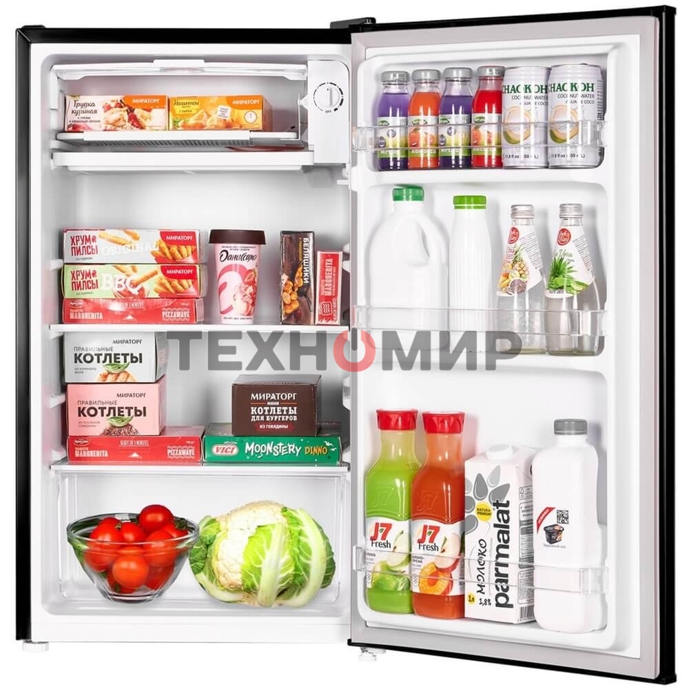 Холодильник Maunfeld MFF83RB черный однокамерный 85л