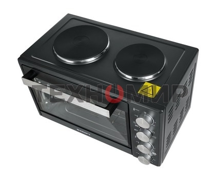 Мини-печь Kraft KFC-MOHP 380 HDGR 38 л, 1600 Вт, темно-серый