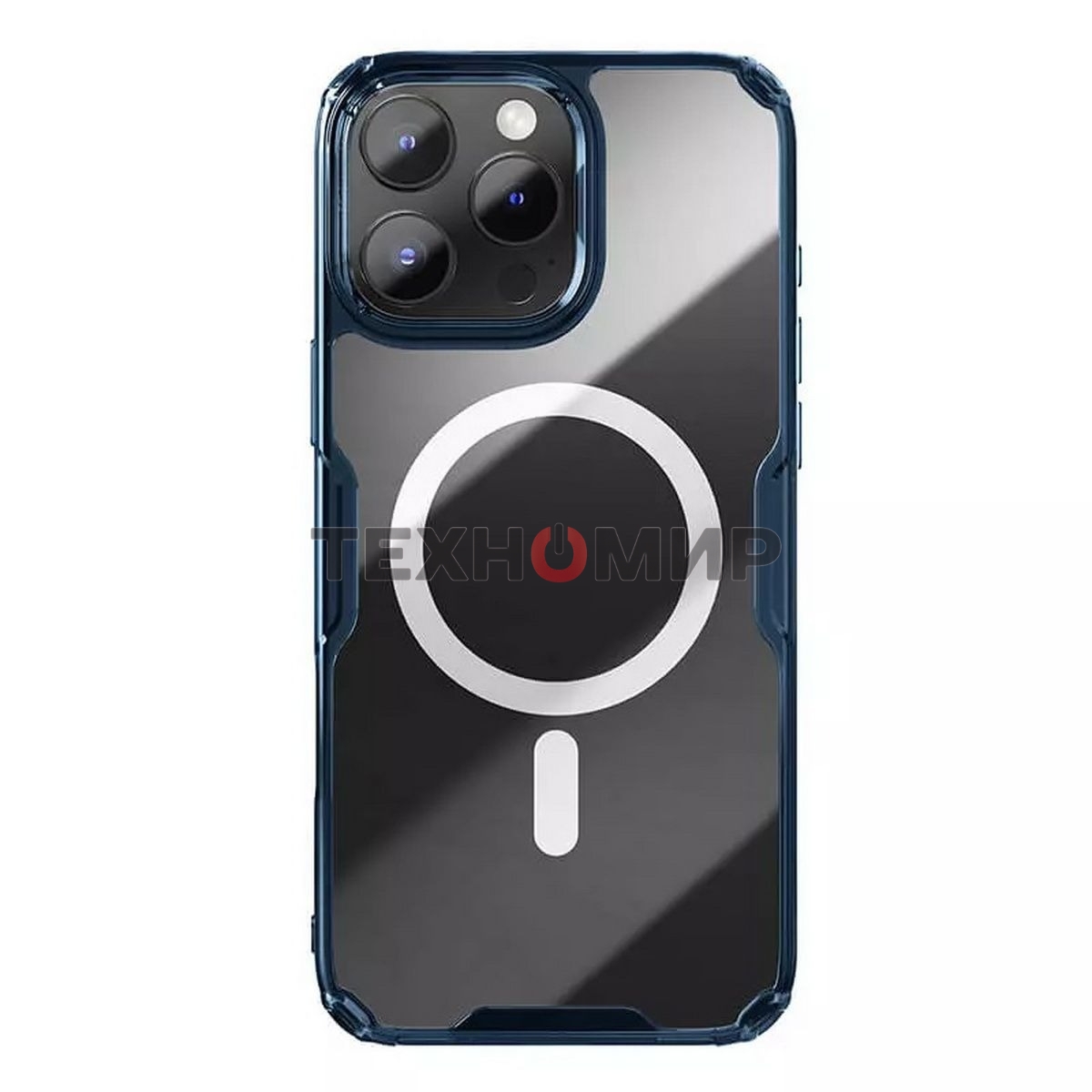 Чехол Nature TPU Pro Magnetic Case, синий, (AP IP16 Pro)