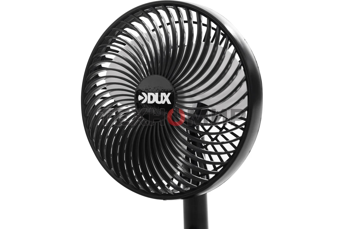 Вентилятор настольный DUX 60-0215 USB, черный, 6 Вт