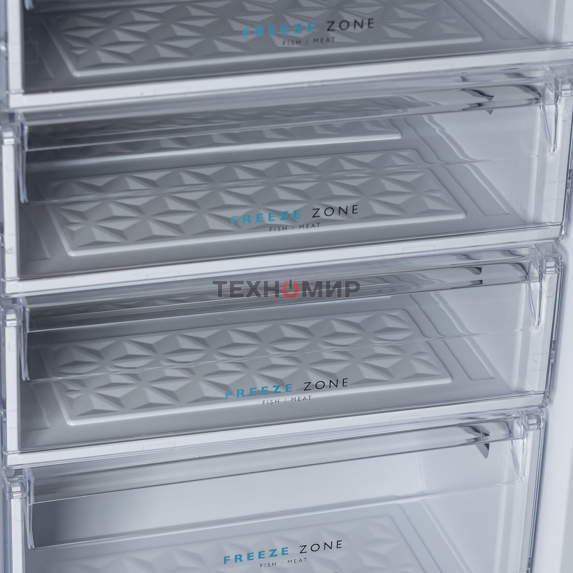 Морозильная камера Бирюса M514 металлик 110л, 4 ящика