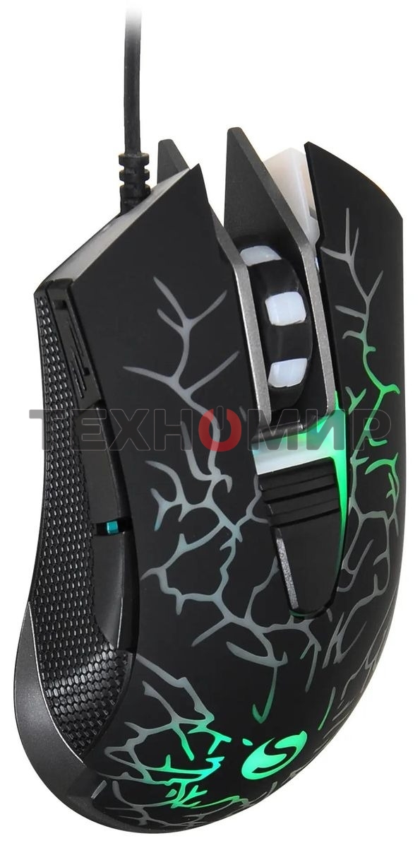 Мышь проводная SunWind SW-M705G черный, 3600 dpi, USB, кнопки - 6