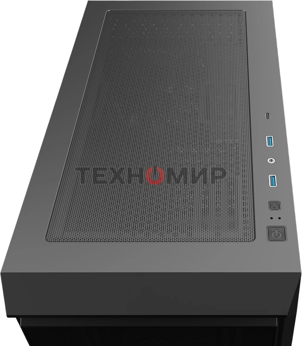 Корпус без блока питания Raijintek ARCADIA 41, Midi-Tower, TG, 1x120мм, 2xUSB-A 3.0 + 1xUSB-C, ATX, mATX, mITX Black