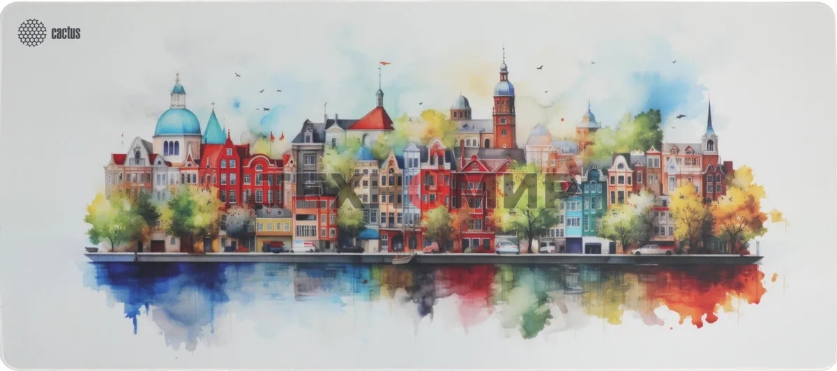 Коврик для мыши Cactus Amsterdam 900x400x3мм (CS-MP-PRO12XXL)