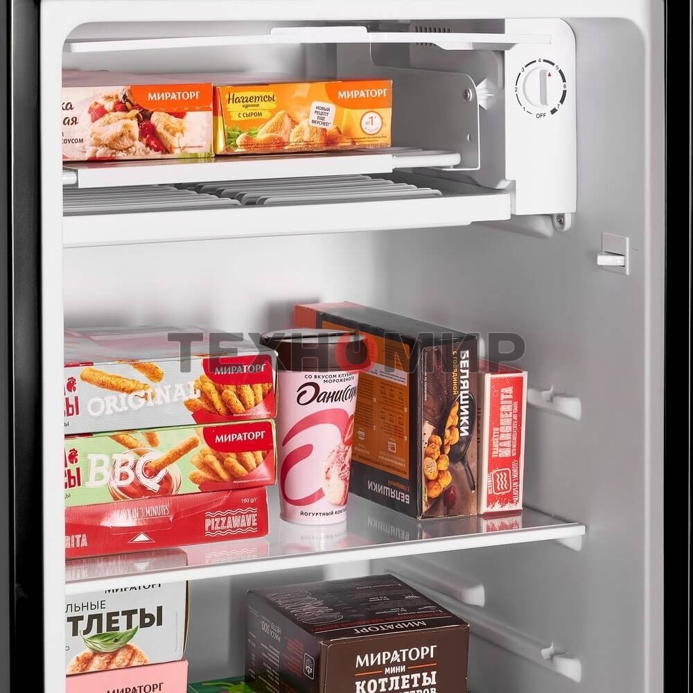 Холодильник Maunfeld MFF83RB черный однокамерный 85л