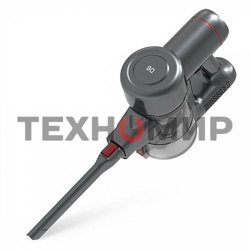 Беспроводной пылесос BQ VCA0202H серый, питание от аккумулятора, 50 Вт, уборка сухая, пылесборник 0.6 л, работа от АКБ max 30 мин.