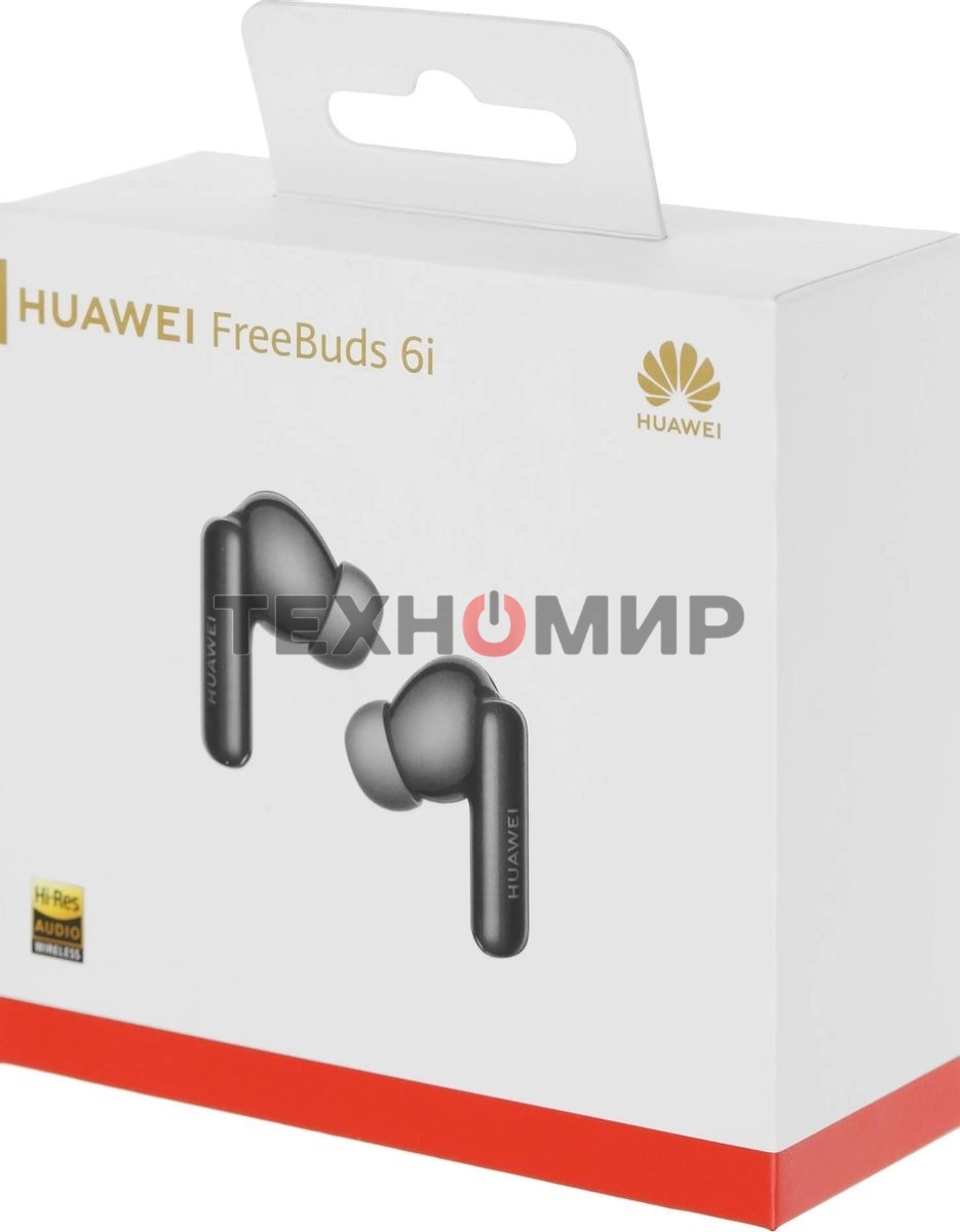 Наушники Huawei FreeBuds 6i Orca-T100, Bluetooth, внутриканальные, черный