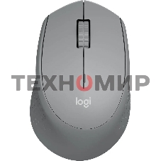 Мышь беспроводная Logitech M280 серый, 1000 dpi, радиоканал, USB, кнопки - 3