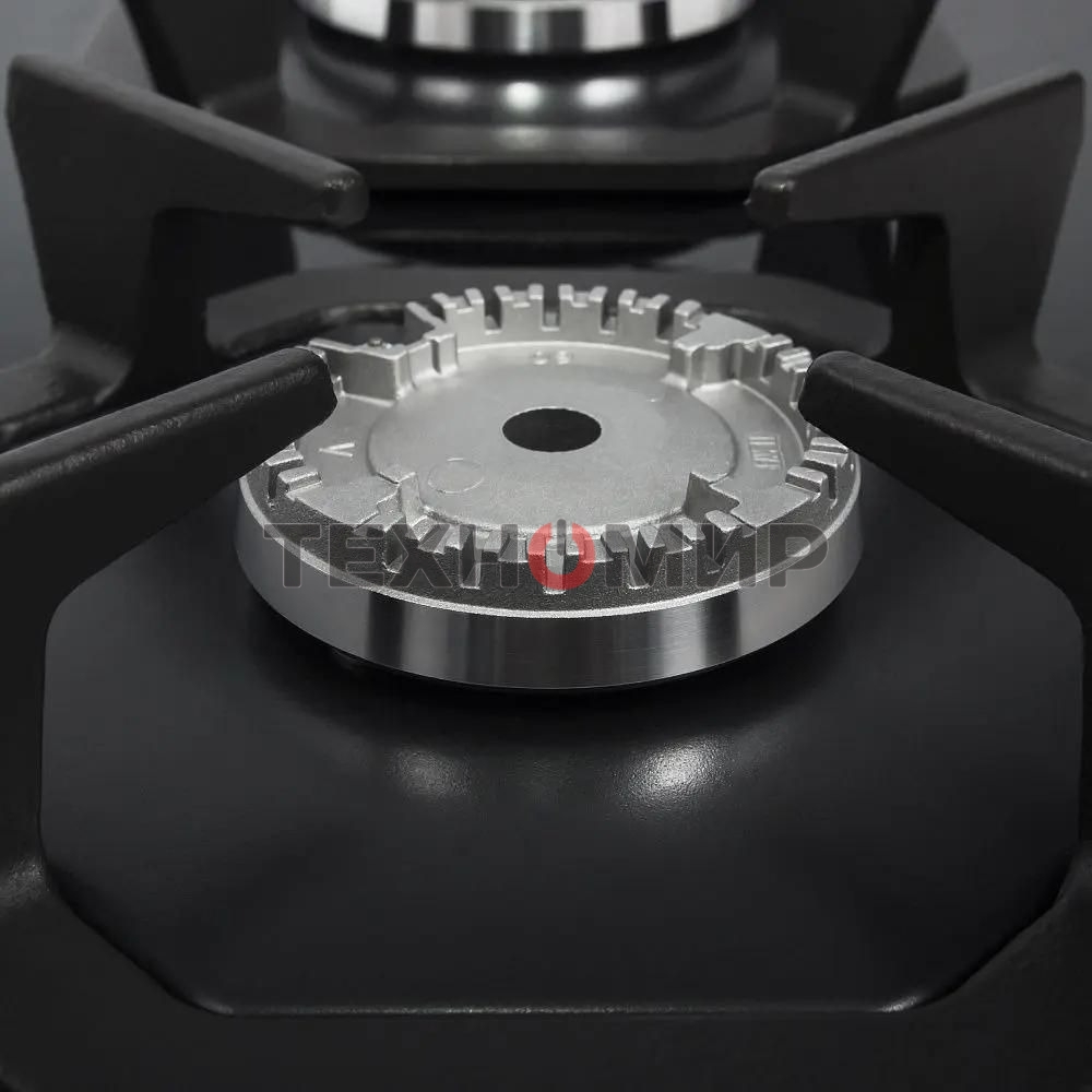 Газовая варочная панель Maunfeld EGHG.32.2CB/G, 2 конфорки, закаленное стекло, черный