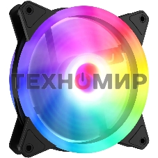 Вентилятор для корпуса GMNG GG-CF120ARGb2-PWMBK черный, 120 мм, 1500 об/мин, 26 дБ, 4 pin