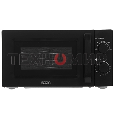 Микроволновая печь ECON ECO-2040M черный, 20 л, 700 Вт, переключатели - поворотный механизм