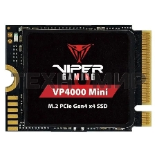 Накопитель SSD Patriot VP4000 Mini, 1Tb, PCIe 4.0 x4, M.2 2230, NVMe, R/W 5000/3500, с радиатором